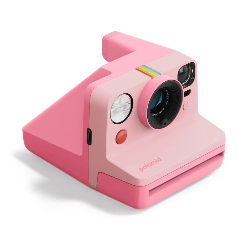 Polaroid - Appareil photo instantané Now 3e génération, lot de 8 photos instantanées Rose