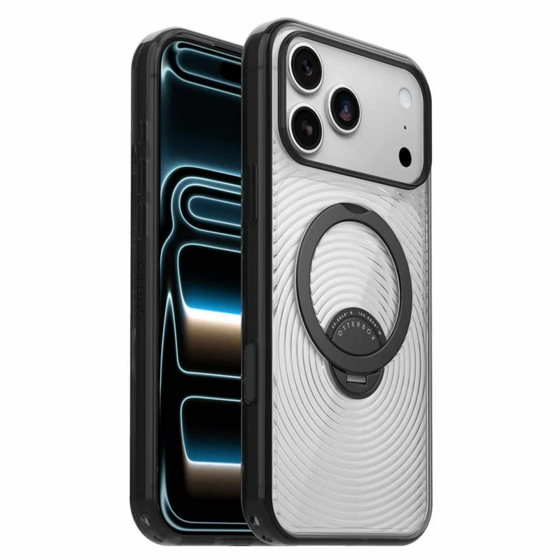 OtterBox - Étui Symmetry Stand MagSafe pour iPhone 17 Pro Max - Umbra Noir