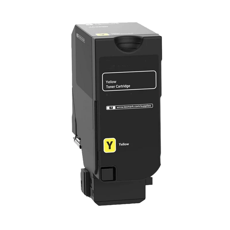 Ecotone Lexmark 71C1HY0 Cartouche de toner remanufacturée - Rendement élevé - Jaune