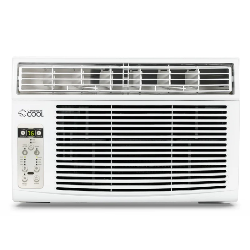 Commercial Cool 10,000 BTU Window Air Conditioner - 4 Modes - White