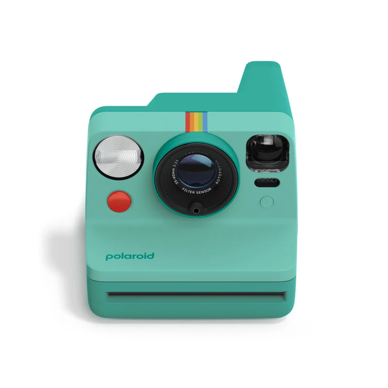 Polaroid - Appareil photo instantané Now 3e génération, lot de 8 photos instantanées Turquoise