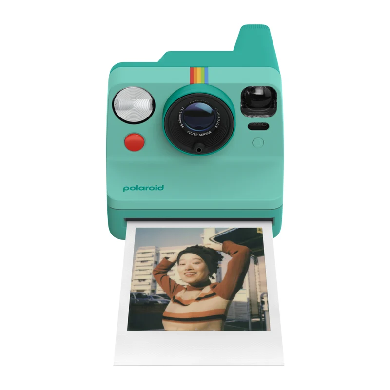 Polaroid - Appareil photo instantané Now 3e génération, lot de 8 photos instantanées Turquoise