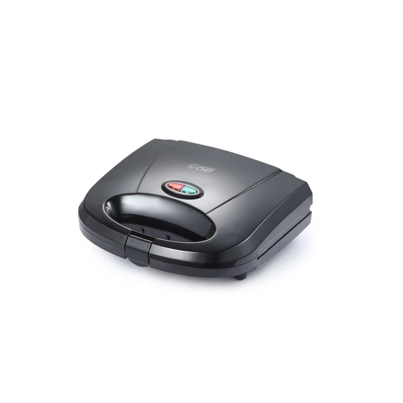 Commercial 750W Nonstick Mini Waffle Maker - Black