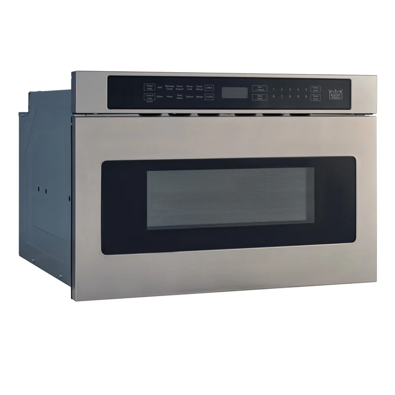 Kucht - Four micro-ondes encastré 24 po, 1,2 pi³ - Tiroir micro-ondes - Acier inoxydable