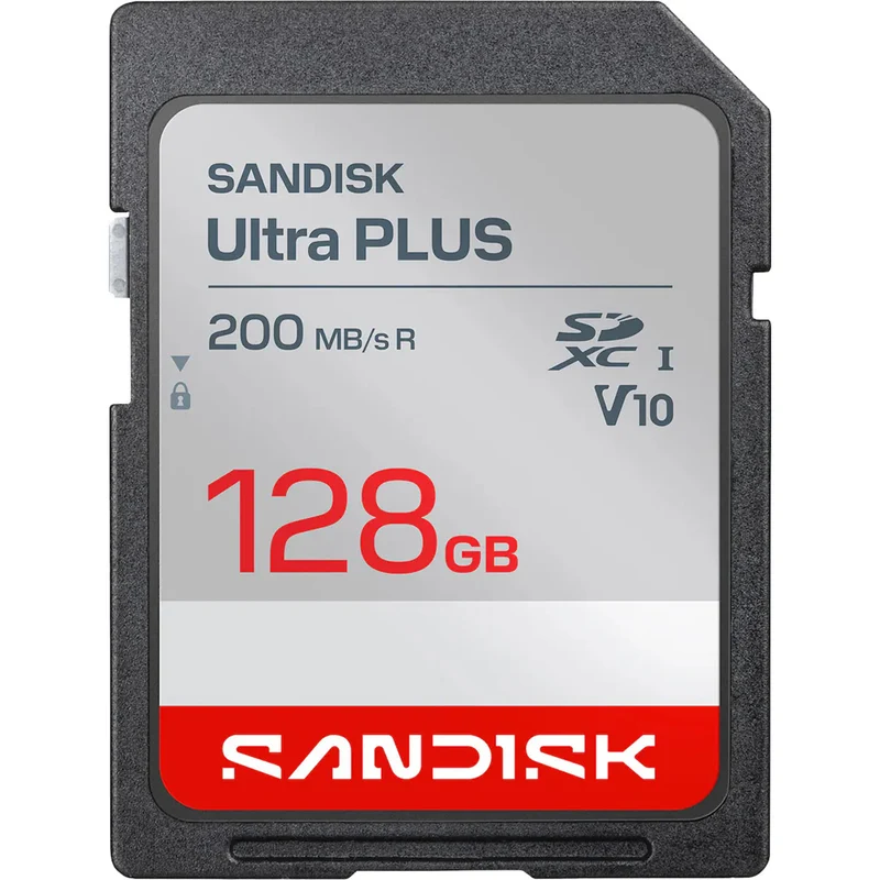 Sandisk 128GB Ultra PLUS SDXC UHS-I Card