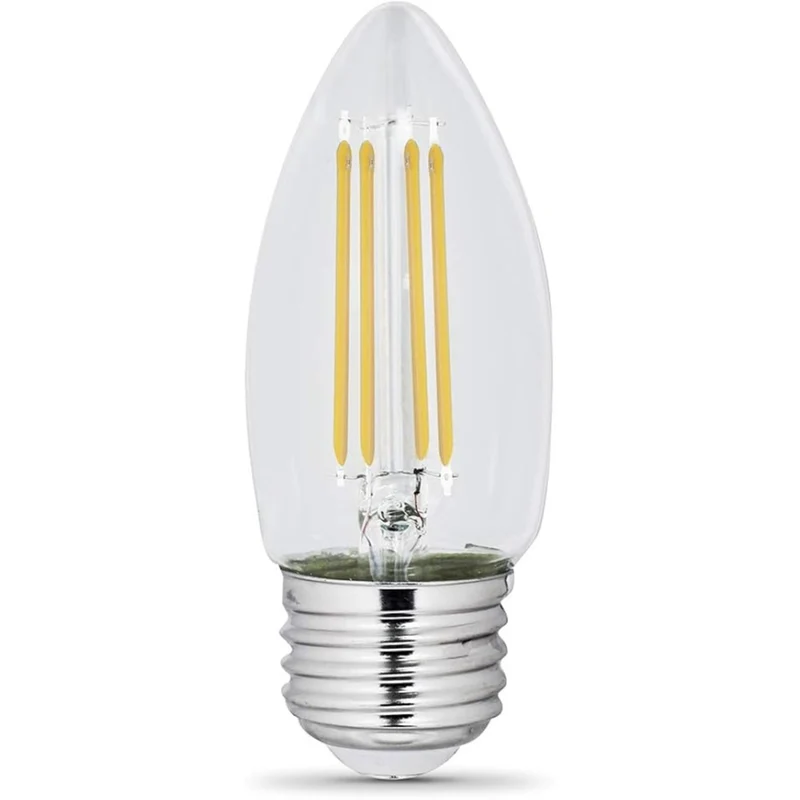 Northern Stars LED Light Bulb - LE-6B10/850/E26/CL 5000K 120V 5.5W E26 500LM = 60W - Clear - 2 Pack