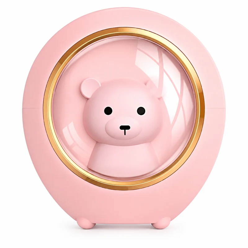 Artikl Bear Behind Window Humidifier - 200 ml - Pink