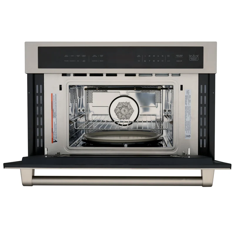 Kucht - Four micro-ondes encastré 30 po, 1,6 pi³ - Micro-ondes à convection et friteuse à air - Acier inoxydable