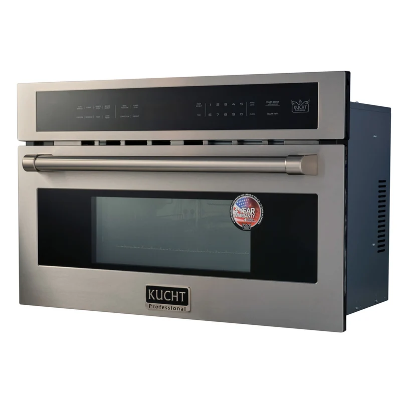 Kucht - Four micro-ondes encastré 30 po, 1,6 pi³ - Micro-ondes à convection et friteuse à air - Acier inoxydable