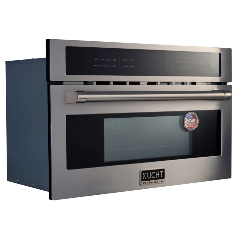 Kucht - Four micro-ondes encastré 30 po, 1,6 pi³ - Micro-ondes à convection et friteuse à air - Acier inoxydable