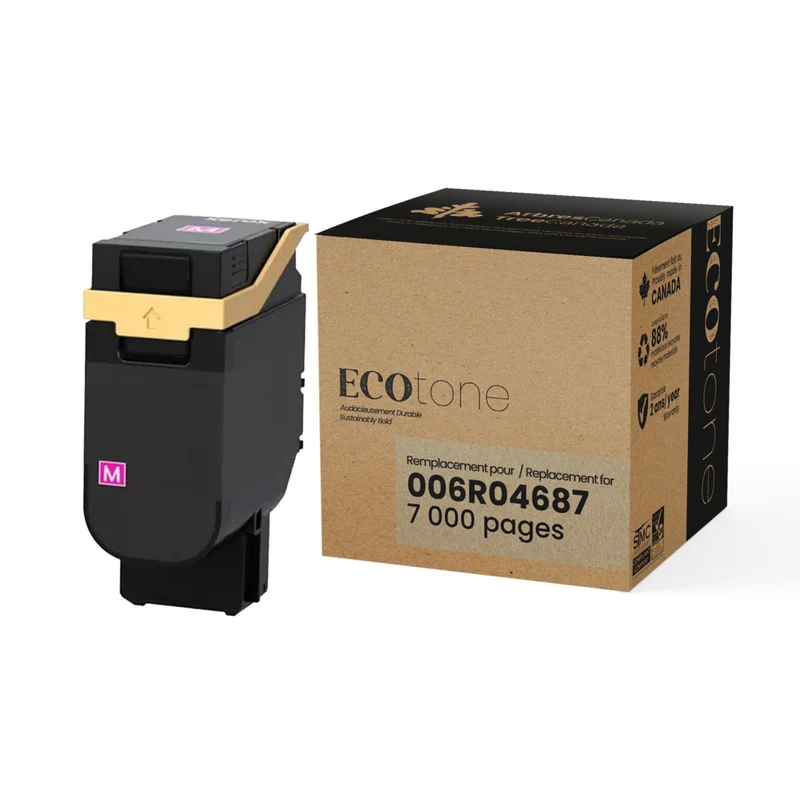 Ecotone Xerox 006R04687 Reman Toner Cartridge - High Yield - Magenta