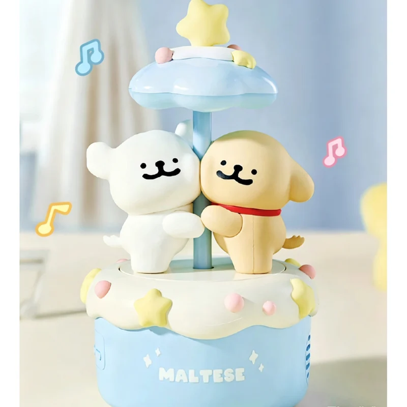 Yancang - Haut-parleur Bluetooth rotatif pour couple maltais