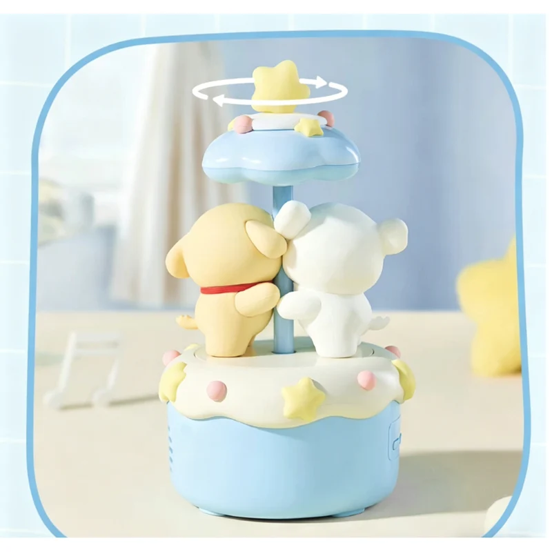 Yancang - Haut-parleur Bluetooth rotatif pour couple maltais