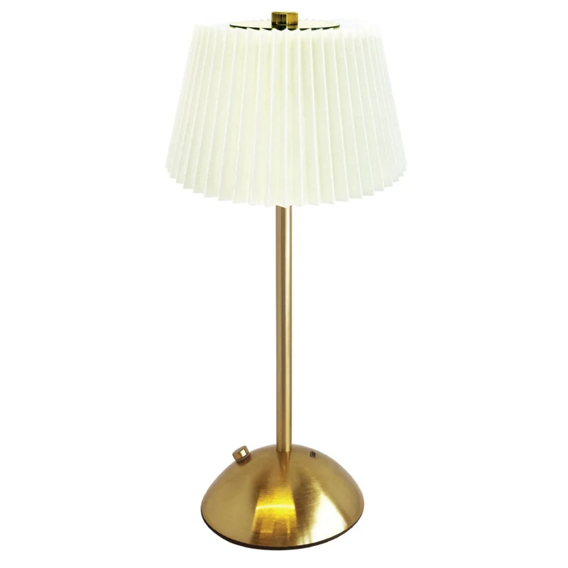 Xtricity - Lampe de table tactile LED portable La Boca - Crème