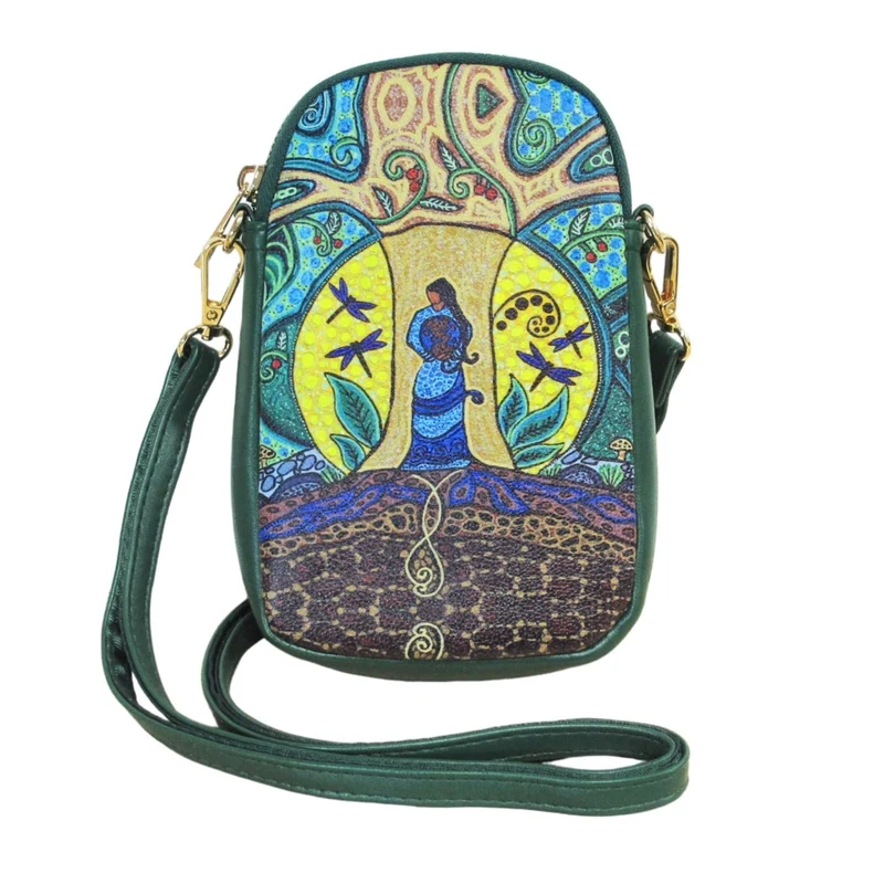 Oscardo Strong Earth Woman by Leah Dorion Phone Bag