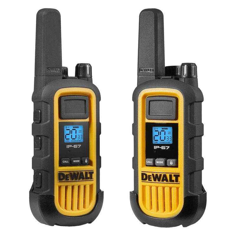 DEWALT - DXFRS800 lot de 48 radios robustes avec 8 chargeurs à 6 ports