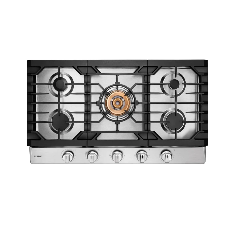 Fotile Tri-Ring Series Stainless Steel Gas Cooktop - 36"