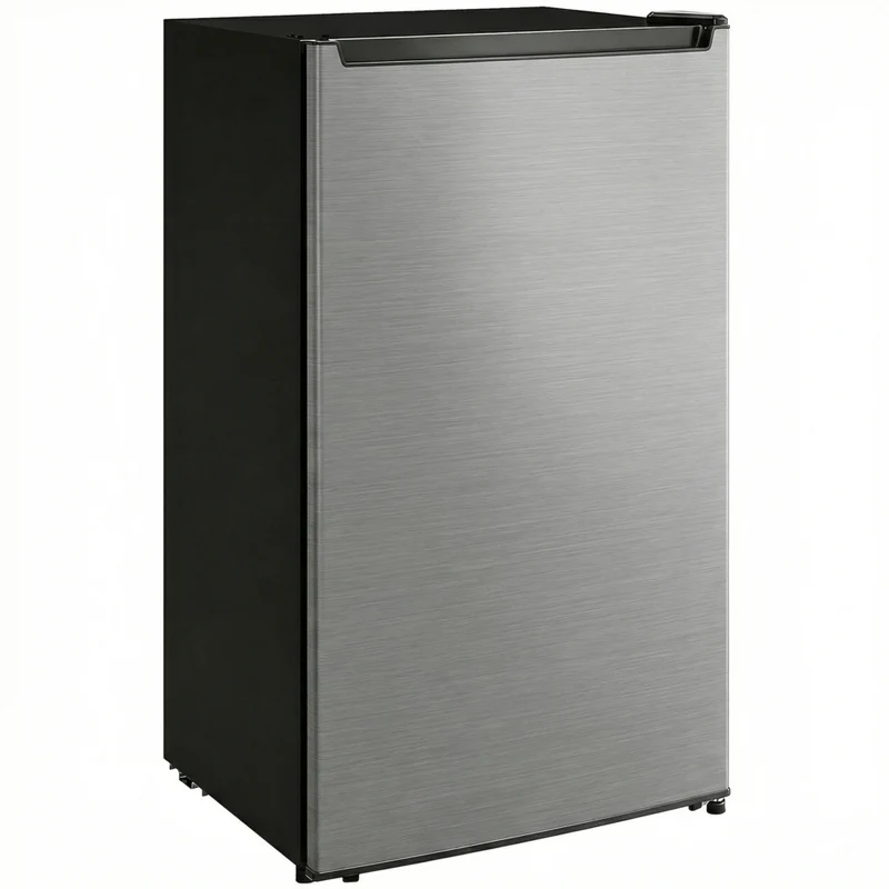 HOMCOM - congélateur compact mini avec température réglable - 2,1 pi3 - argent