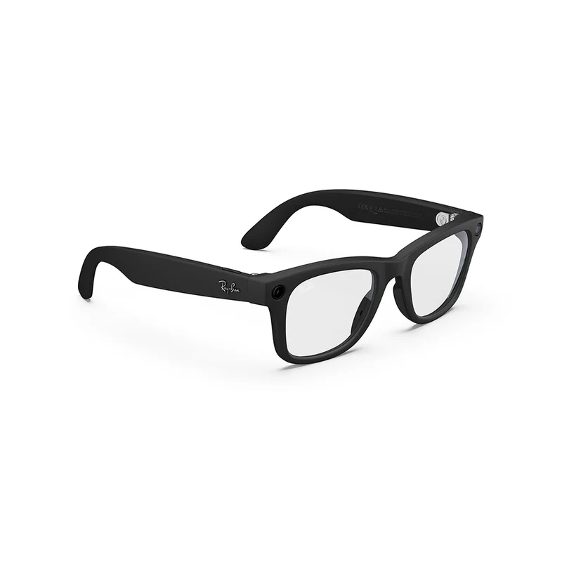 Ray-Ban Meta - Lunettes AI Wayfarer (Gen 2) 2026 - Monture noire mate - verres transparents