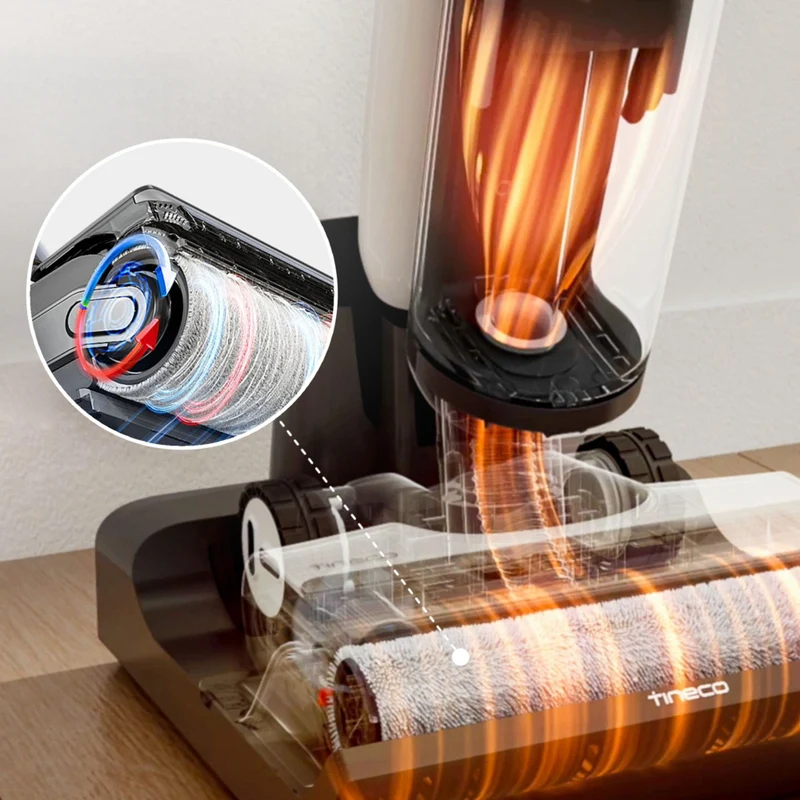 Tineco - Aspirateur laveur sans fil FloorWasher FlashDry Série 6 Aspirateur Eau et Poussière