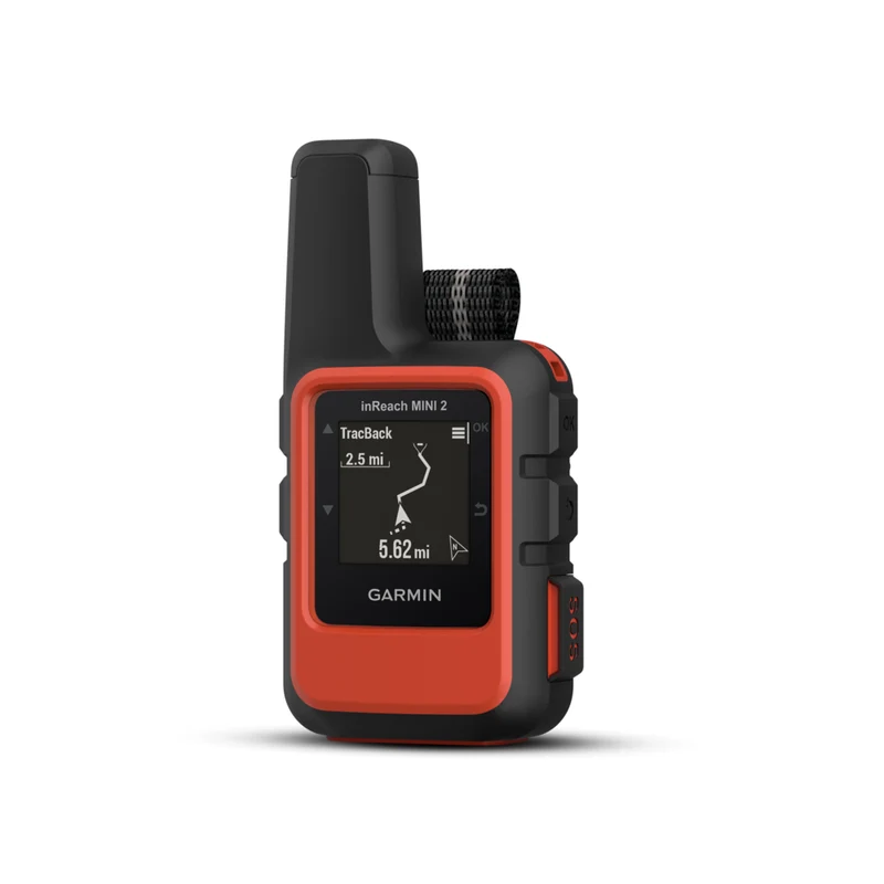 Garmin - Tracker GPS portable robuste inReach Mini 2 – Rouge Flamme