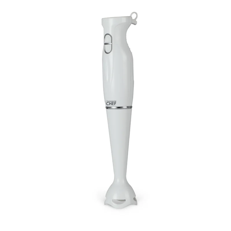 Commercial Chef - Mixeur plongeant avec pied amovible - blanc