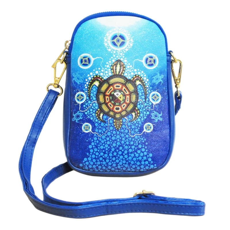 Oscardo - Sac pour téléphone - Medicine Turtle par James Jacko