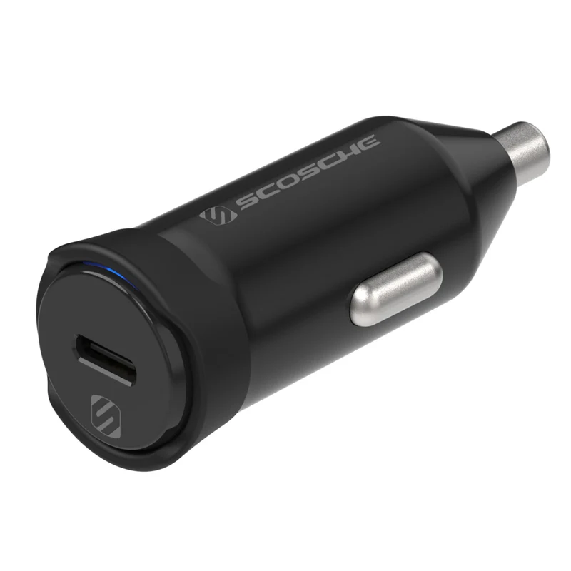 Scosche PowerVolt PD20 20W USB-C Fast Car Charger - Black