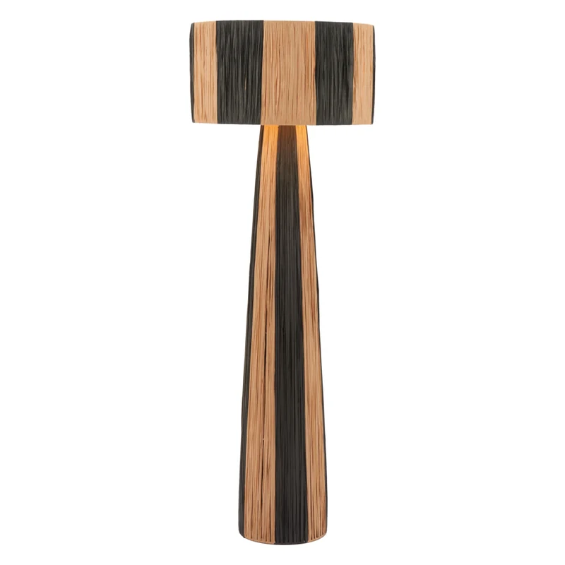 Zuo Gala Floor Lamp - Black/Natural