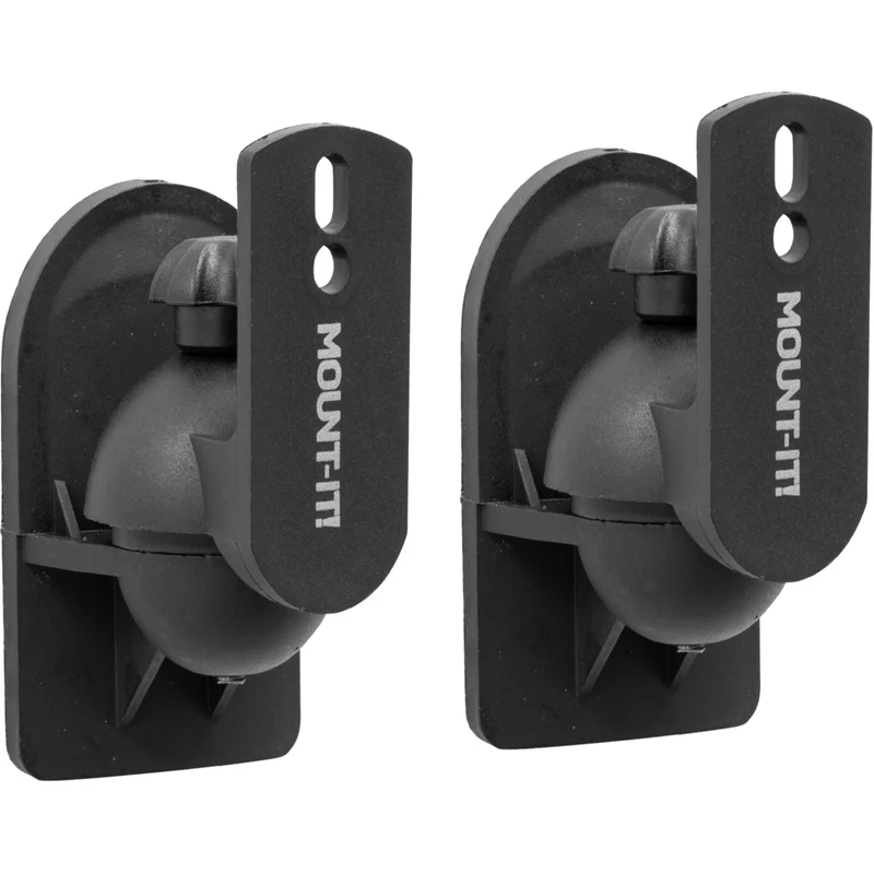 Mount-It! Dual Low Profile Universal Speaker Wall Mounts