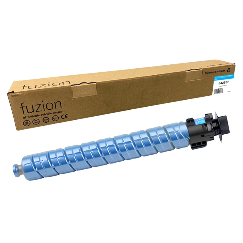 fuzion - Ricoh 842557 Cartouche de toner compatible - Haut Rendement - Cyan