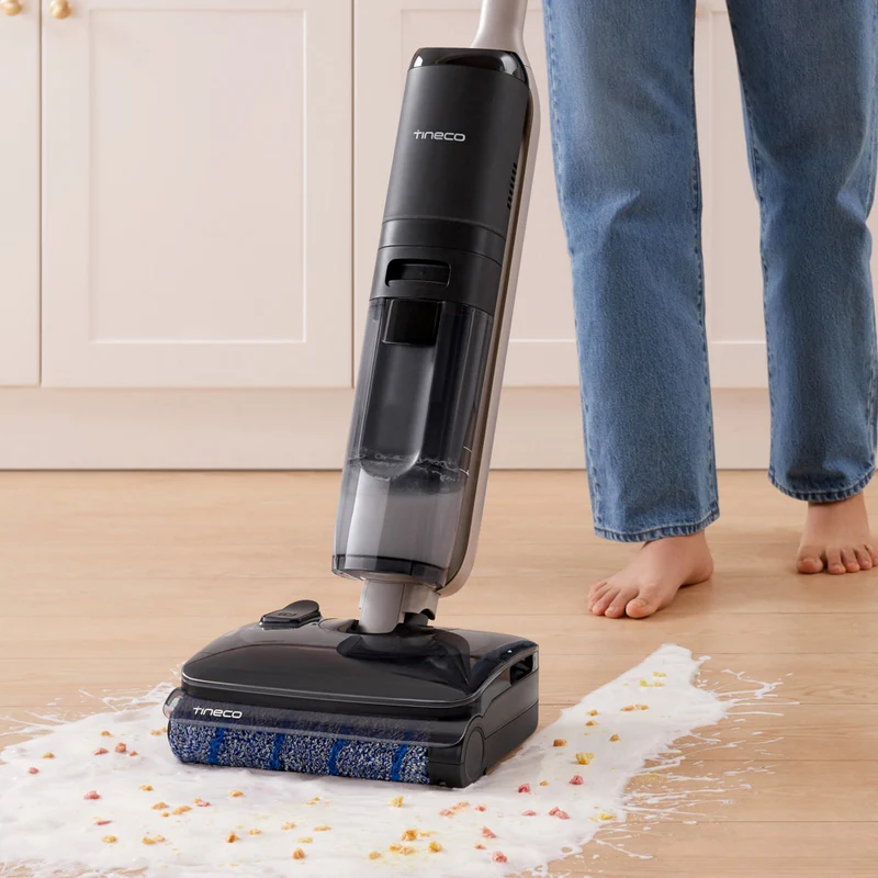Tineco - Aspirateur laveur sans fil GO HammerHead MessDetect 3-en-1