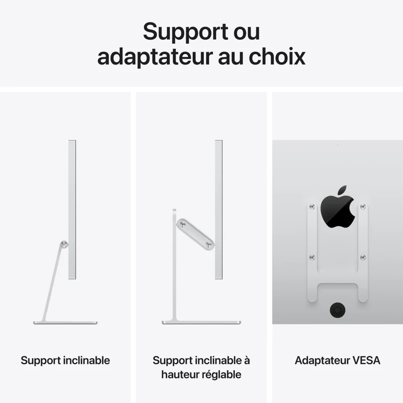 Apple - Studio Display 27 po 5K Écran Retina doté d’un support inclinable et verre standard