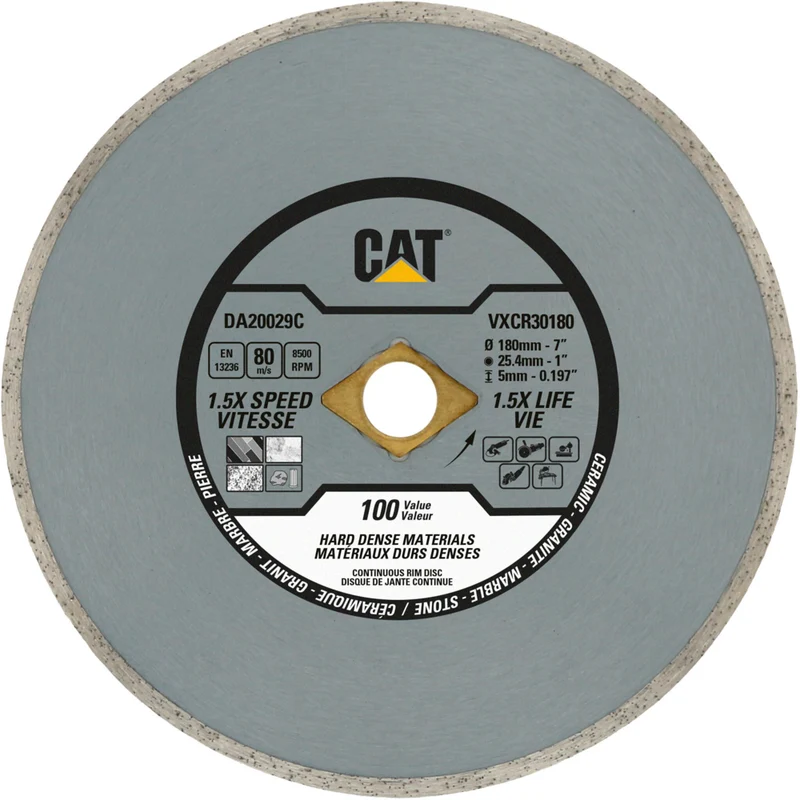 CAT 7" Continuous Rim Diamond Saw Blade