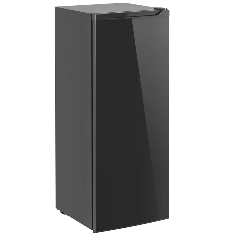 HOMCOM Compact Upright Freezer for Home - 7.0 cu. ft. - Black