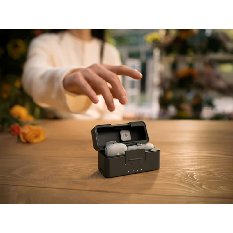DJI - Kit microphone sans fil Mic Mini 2 avec émetteur, récepteur multiple et étui de chargement