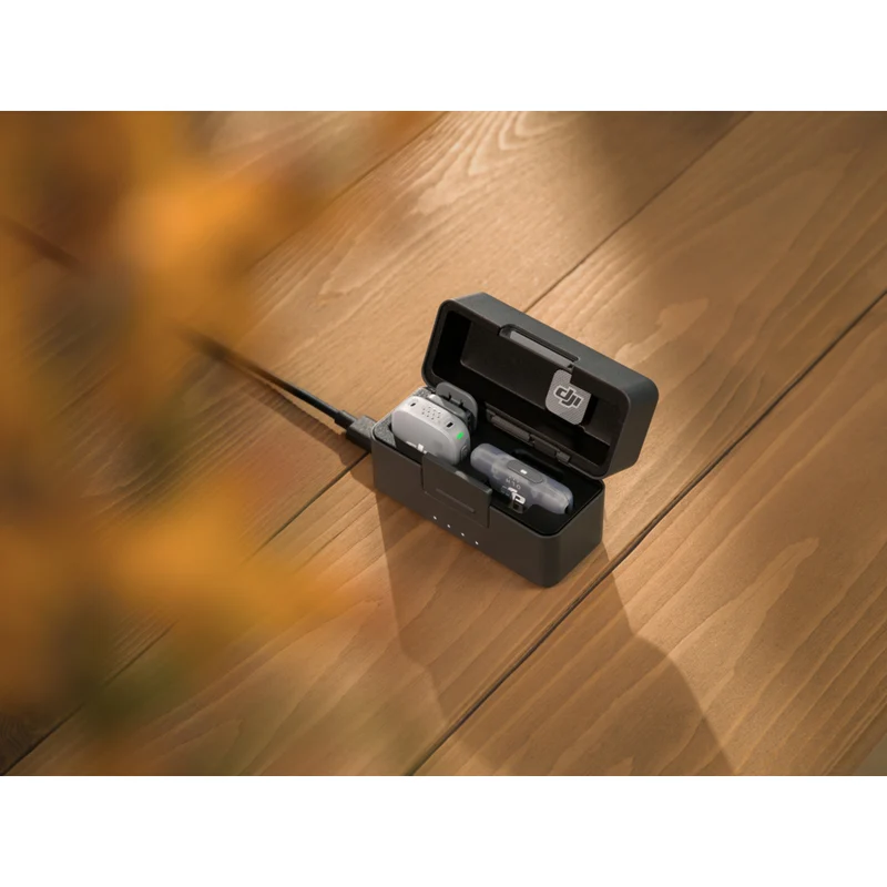 DJI - Kit microphone sans fil Mic Mini 2 avec émetteur, récepteur multiple et étui de chargement