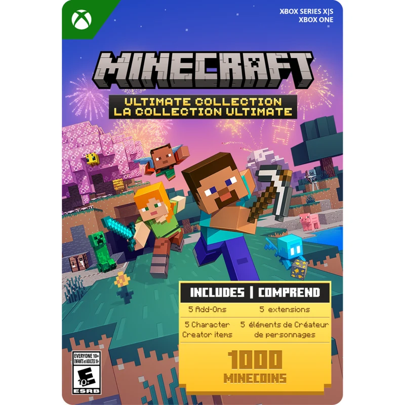 Minecraft: Ultimate Collection pour Xbox Series X/S and Xbox One [Téléchargement]
