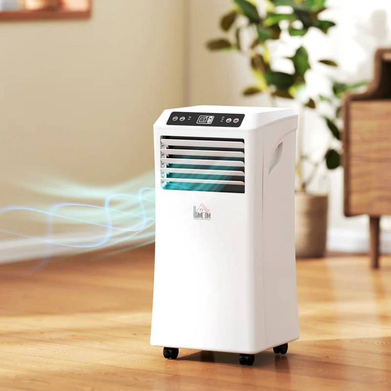 HOMCOM - Climatiseur portable avec 4 modes pour une couverture de 258-441 pi² - blanc