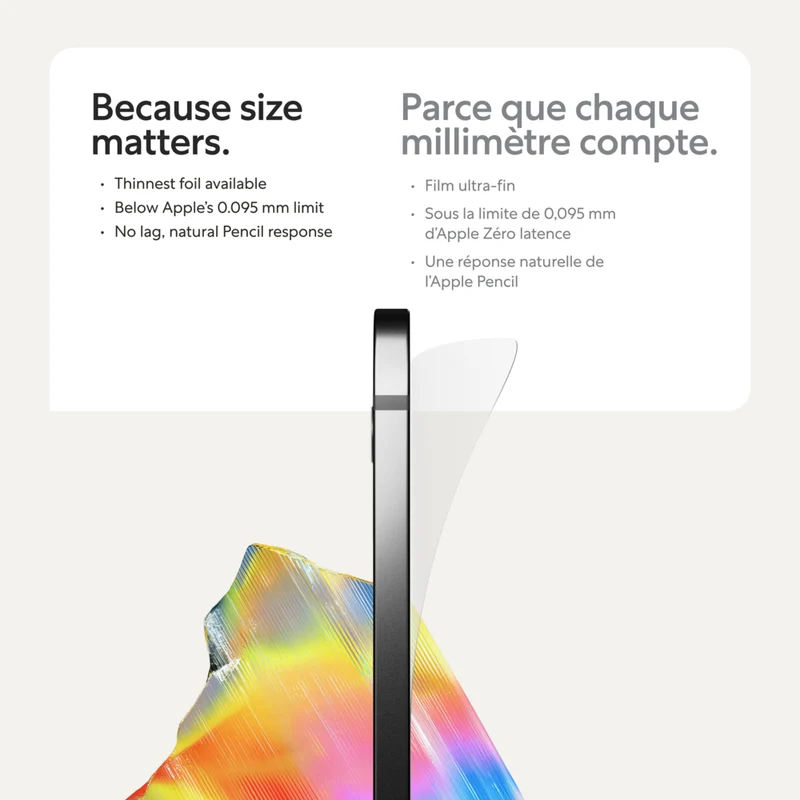 Paperlike - 3 Protecteur d'écran pour iPad Pro 11 po (2024) - Transparent