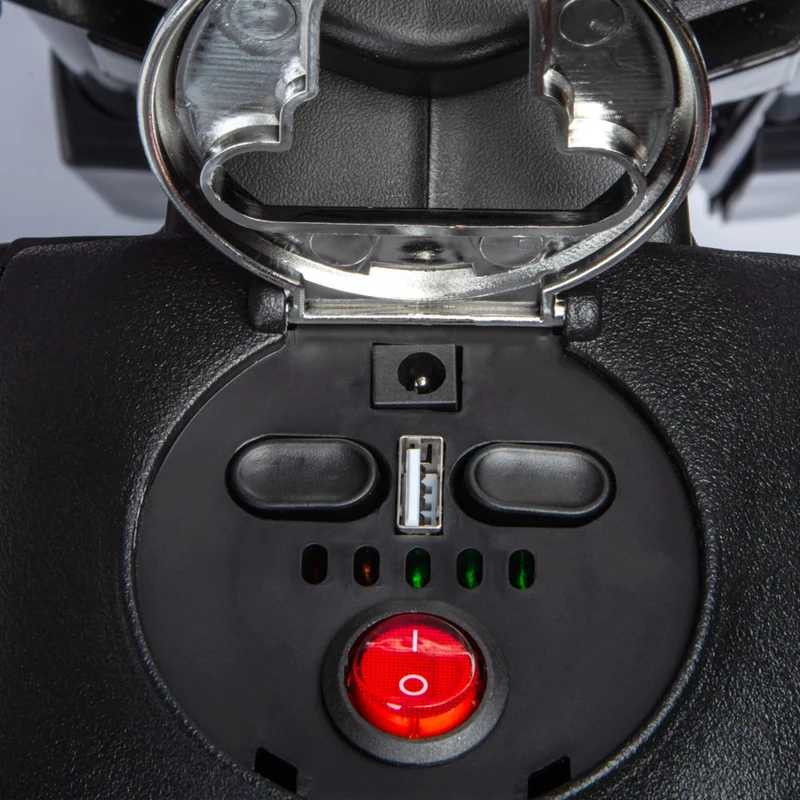 Qaba - Moto électrique pour enfants sous licence Aprilia 12V à batterie - jaune