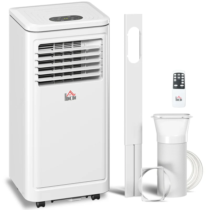 HOMCOM 8000 BTU Portable Air Conditioner - Cream