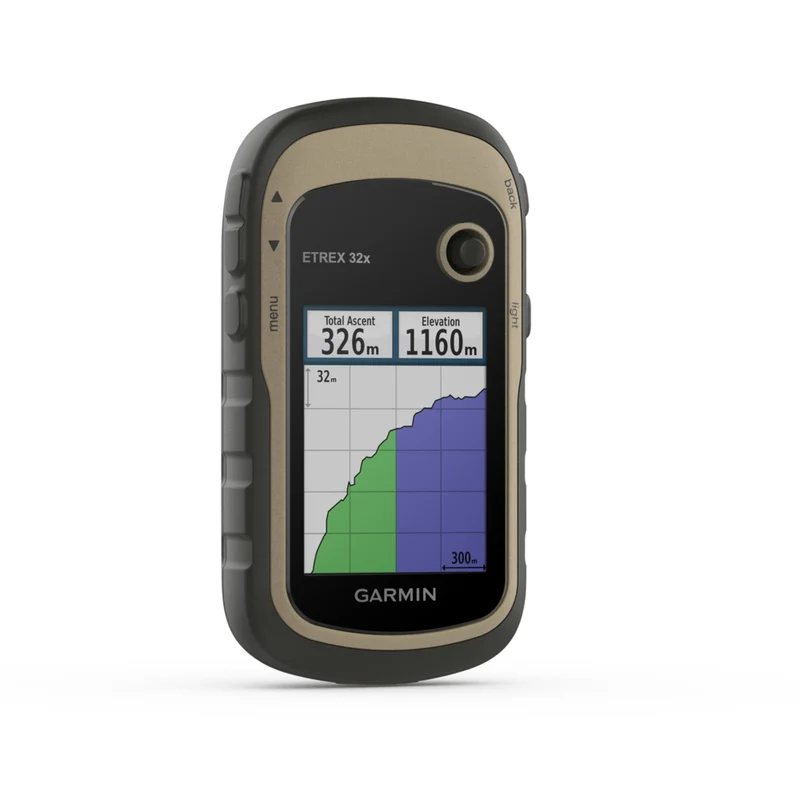Garmin - GPS portable eTrex 32x robuste avec boussole et altimètre barométrique - Brun