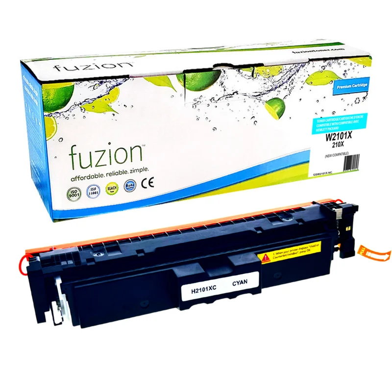 fuzion HP 210X (W2101X) Compatible Toner - High Yield - Cyan