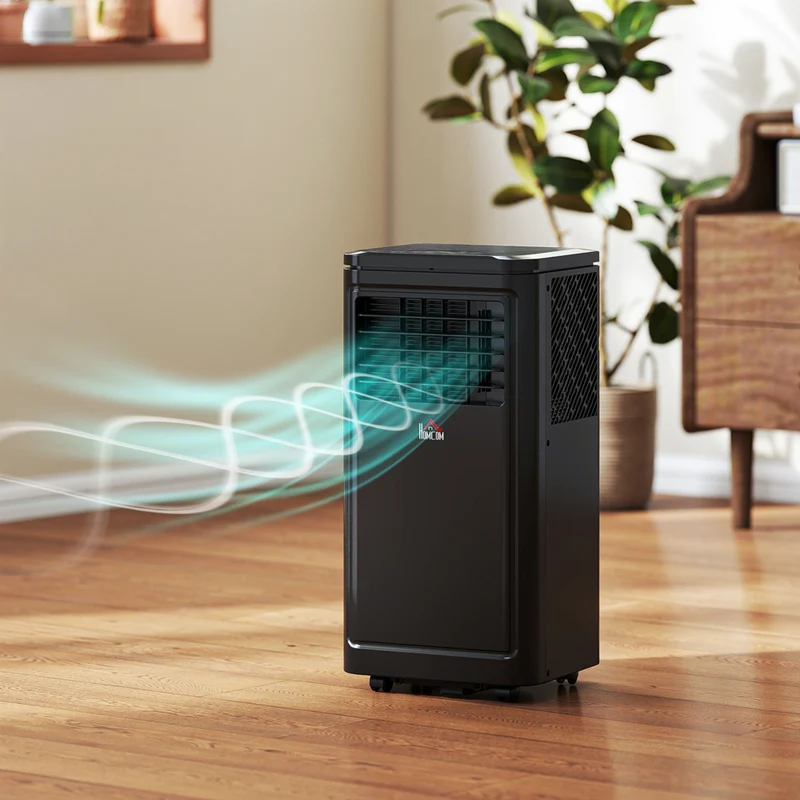 HOMCOM climatiseur portable 8000 BTU pour pièce jusqu’à 344 pi² - noir