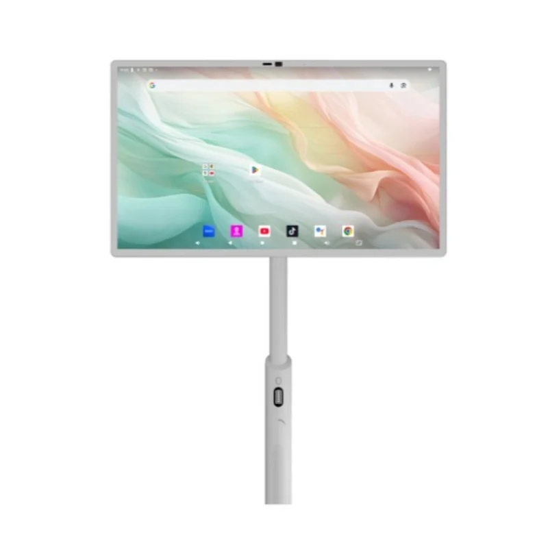 EP-Tec - Infinitypro 27 po Buddy alimenté par batterie 4K écran interactif - Blanc
