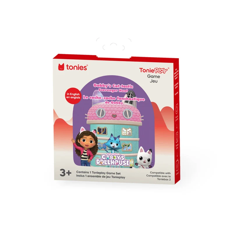 tonies Tonieplay Gabby's Dollhouse: Gabby's Cat-Tastic Scavenger Hunt Game - English