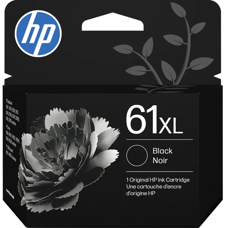 HP - Cartouche d'encre 61XL à rendement élevé - Noire - 360 Pages (C0PA4AN)