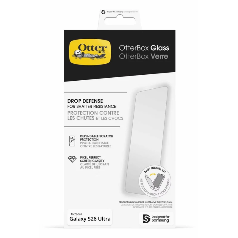 OtterBox Glass Screen Protector for Galaxy S26 Ultra
