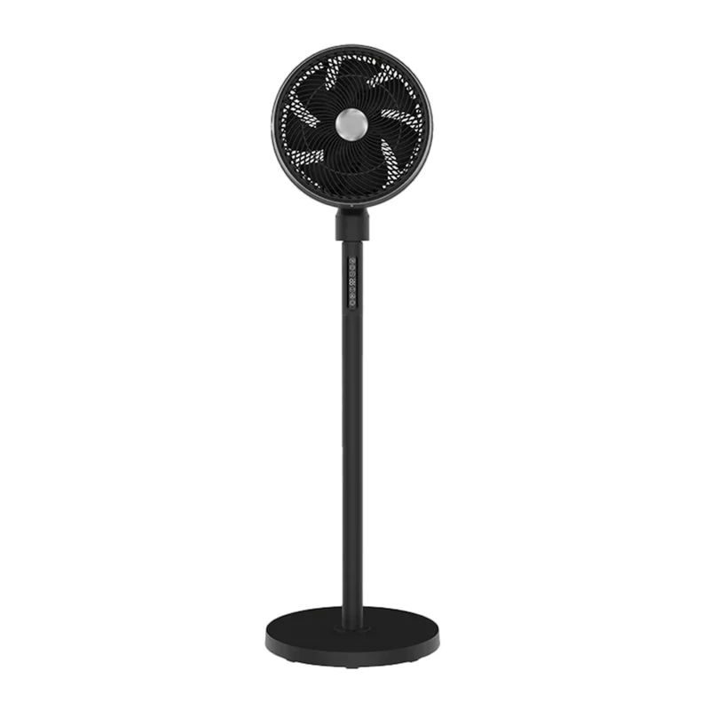 Ecohouzng - Ventilateur sur socle à circulation DC avec oscillation 3D et télécommande – 12 po
